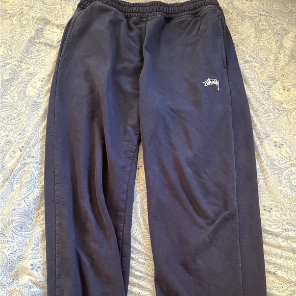 Stussy Charcoal Joggers - Picture 1 of 4